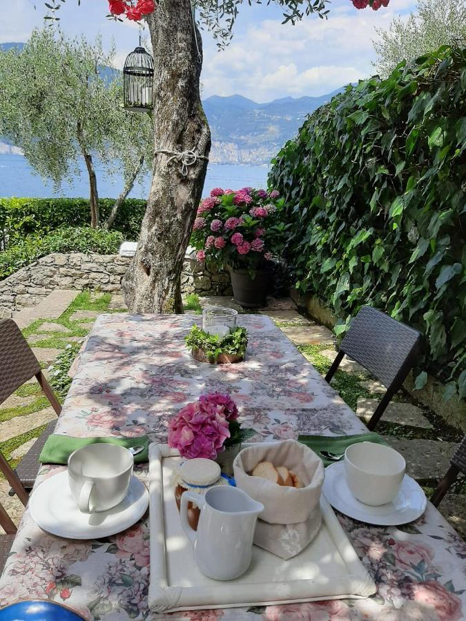 Villa Sul Lago Con Pontile Privato A Brenzone Sul Garda - Unique And Exclusive מראה חיצוני תמונה